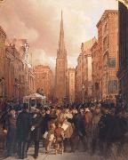 James H. Cafferty Wall Street oil painting picture wholesale